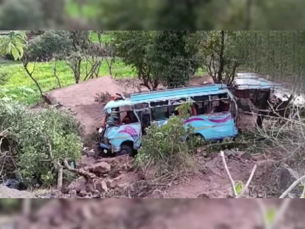 Bus crashes into gorge in India-controlled Kashmir, killing at least 21 people 