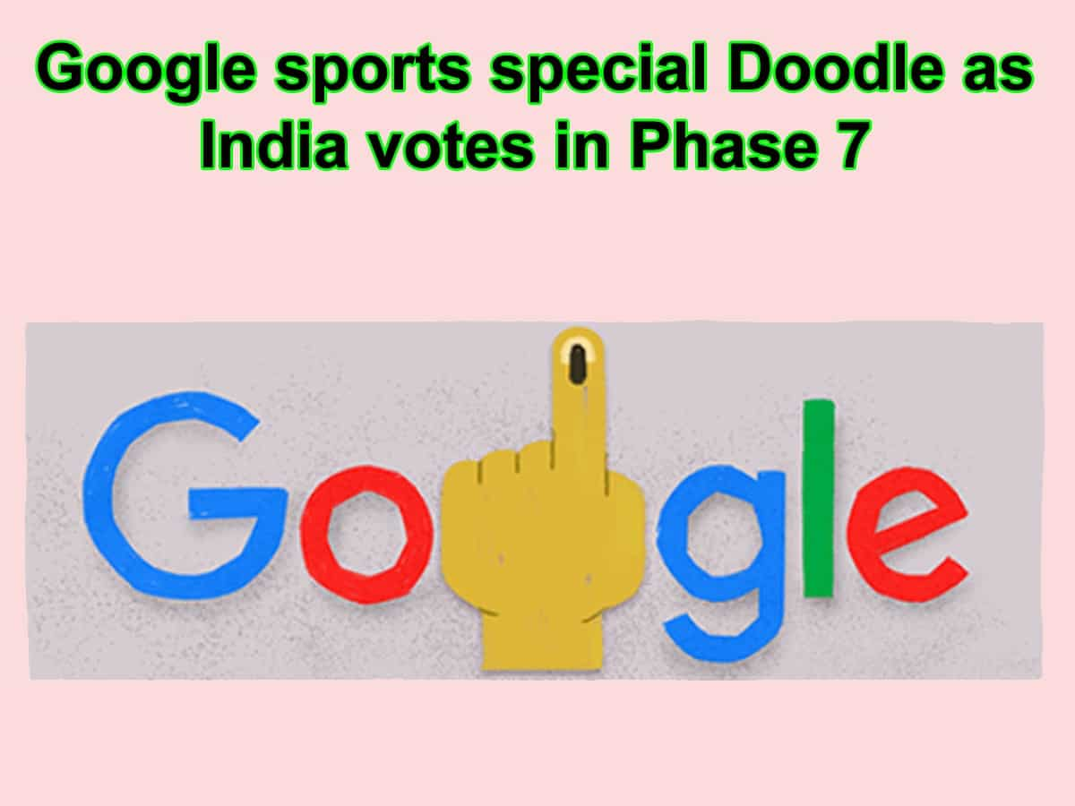 Google sports a special Doodle as India enters Phase 7 of voting on ...