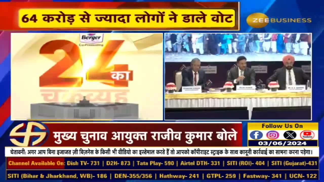 Chief Election Commissioner Rajiv Kumar says: "We Have Set a World Record with 642 Million Voters