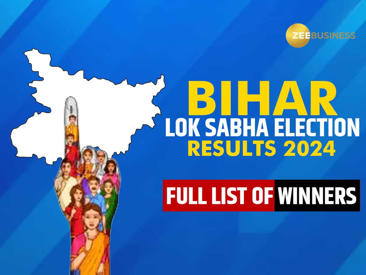 Bihar Lok Sabha Election Results Winners Full List 2024: BJP's Giriraj Singh wins from Begusarai; ex-CM Jitan Ram Manjhi grabs Gaya seat and INC's Tariq Anwar wins from Katihar