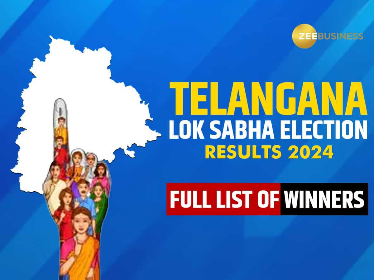 Telangana Lok Sabha Election Winners List 2024 Bharat Rashtra Samiti Faces Major Setback 4988