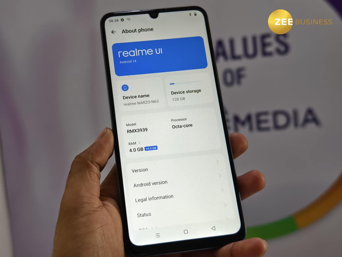 Realme Narzo N63 Review: Performance and Software 