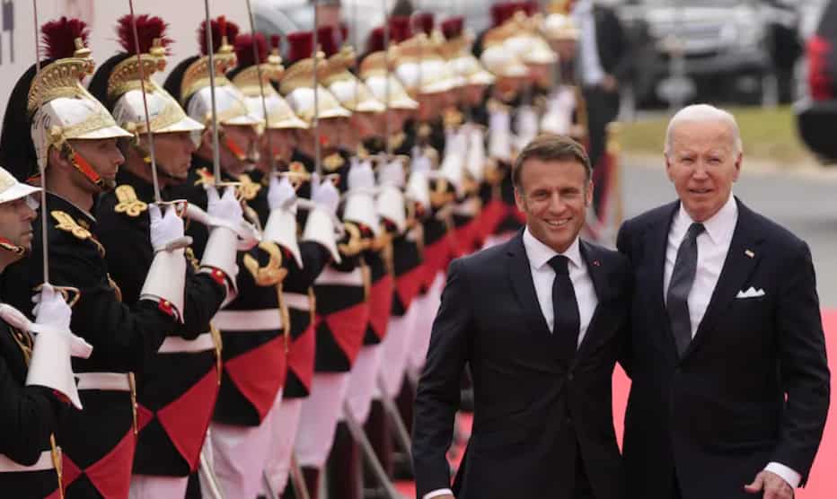 Emmanuel Macron to receive Joe Biden as state guest in Paris