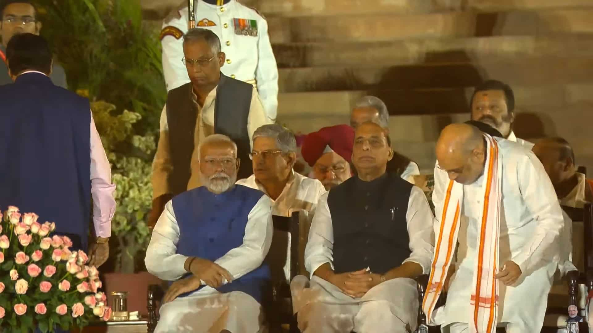 Rajnath Singh, Amid Shah return as ministers 