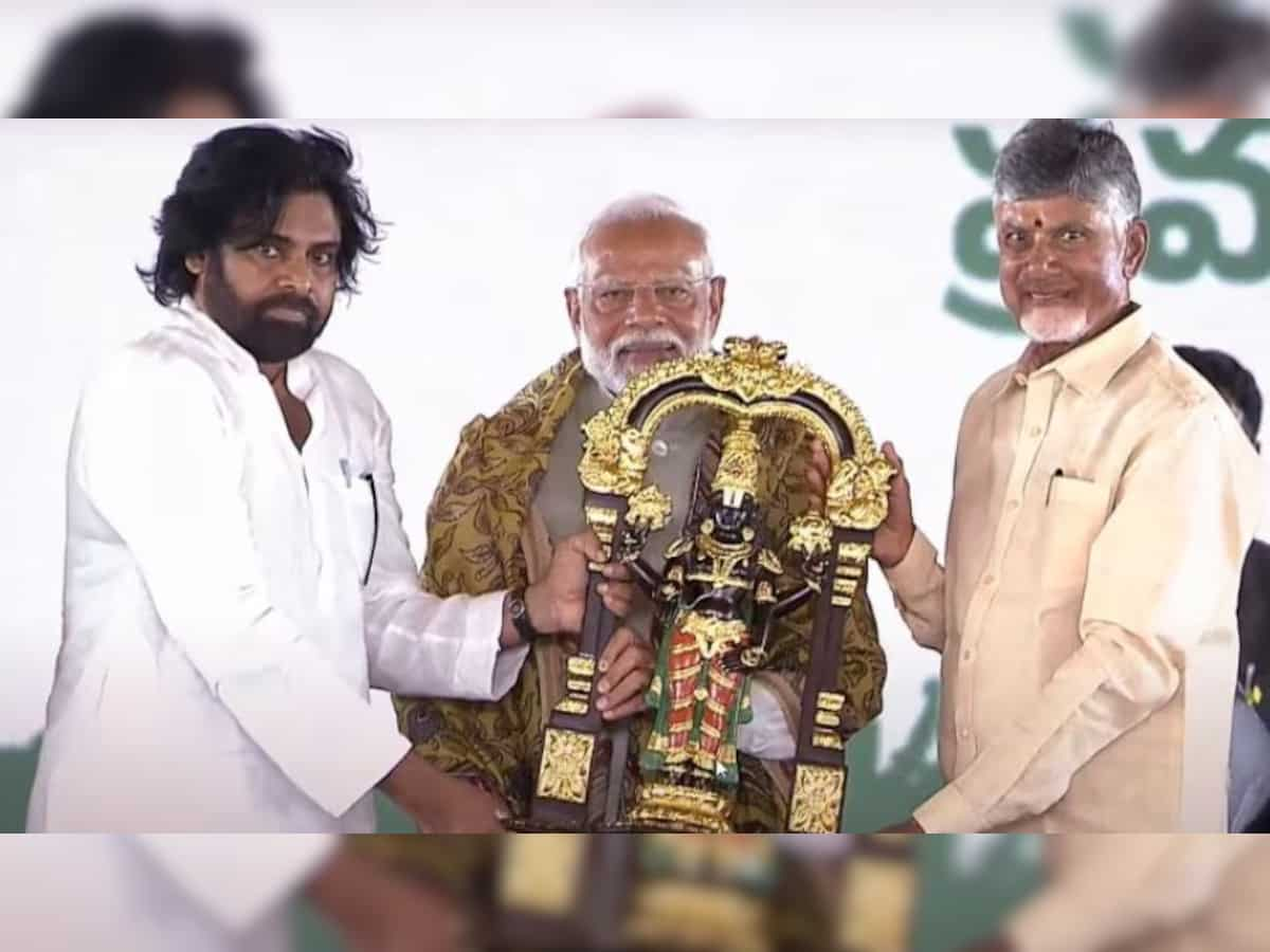 Chandrababu Naidu sworn in as Andhra Pradesh CM, Pawan Kalyan takes oath as Minister