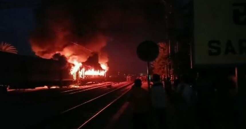 Goods train catches fire in UP's Sultanpur; no one hurt 