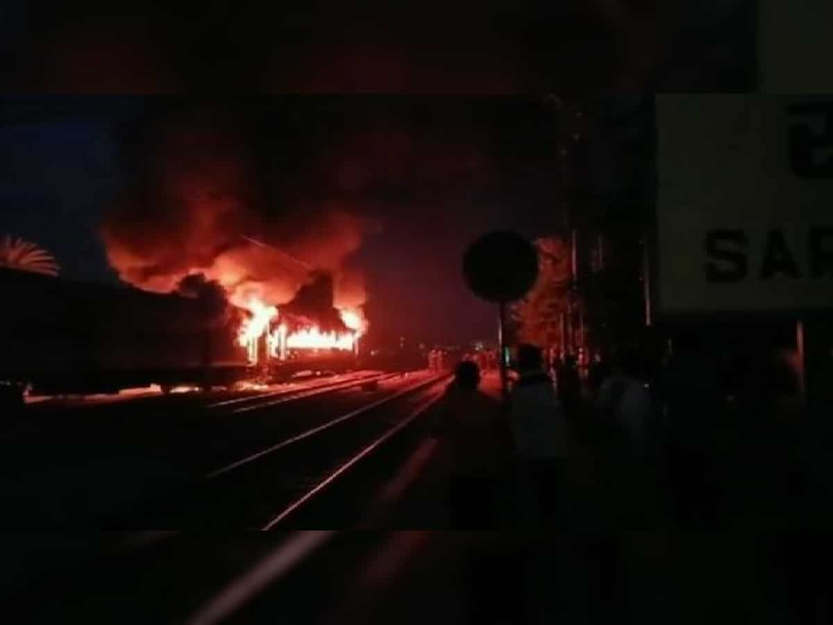 Goods train catches fire in UP's Sultanpur; no one hurt 