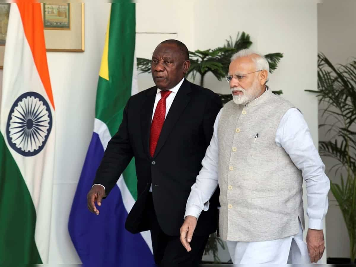 PM Narendra Modi congratulates South African President Ramaphosa on re-election