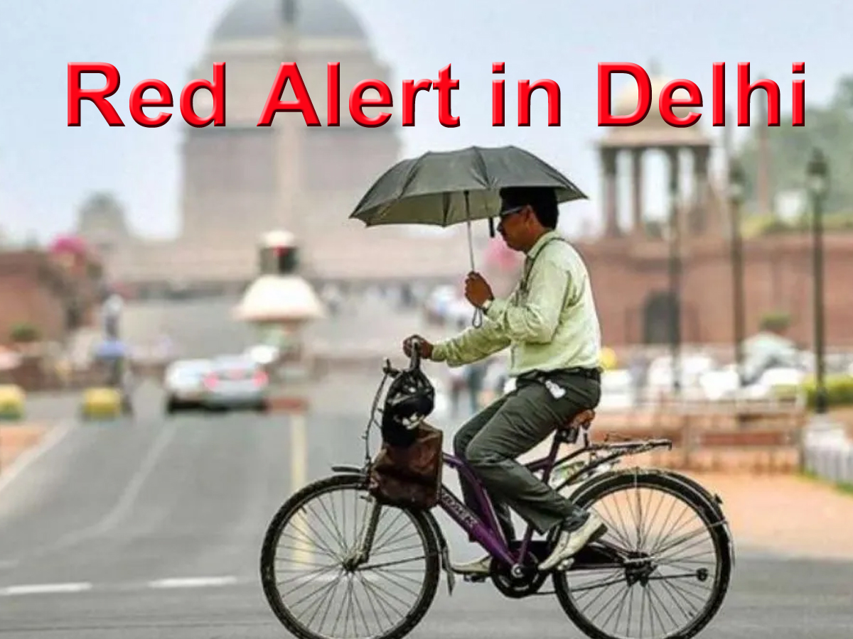 Delhi Weather Update: IMD issues red alert