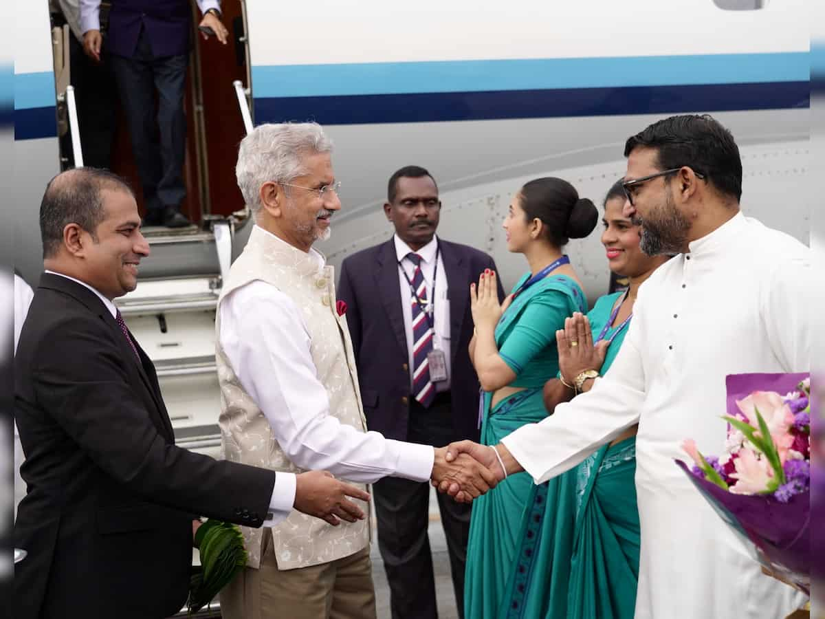 EAM Jaishankar arrives in Sri Lanka to hold talks with country's leadership