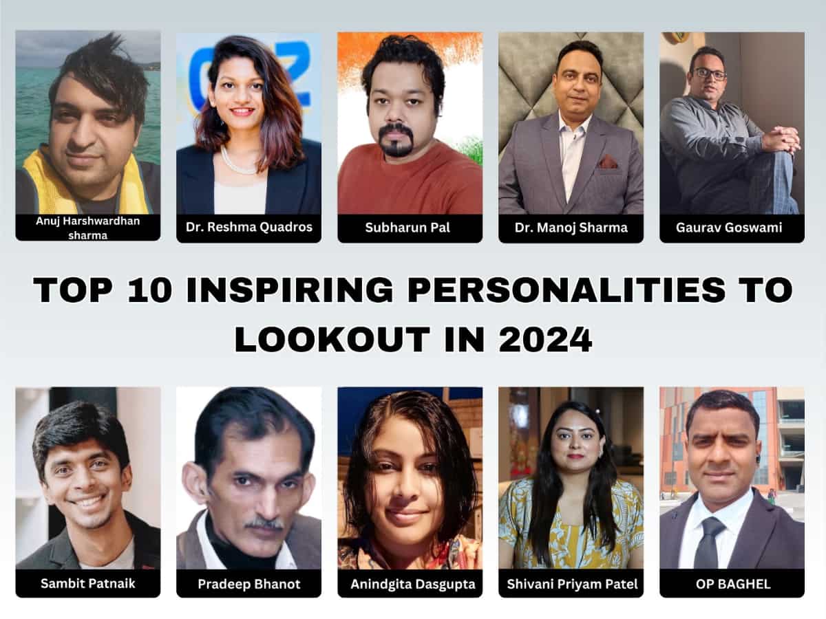 Top 10 inspiring personalities to lookout in 2024