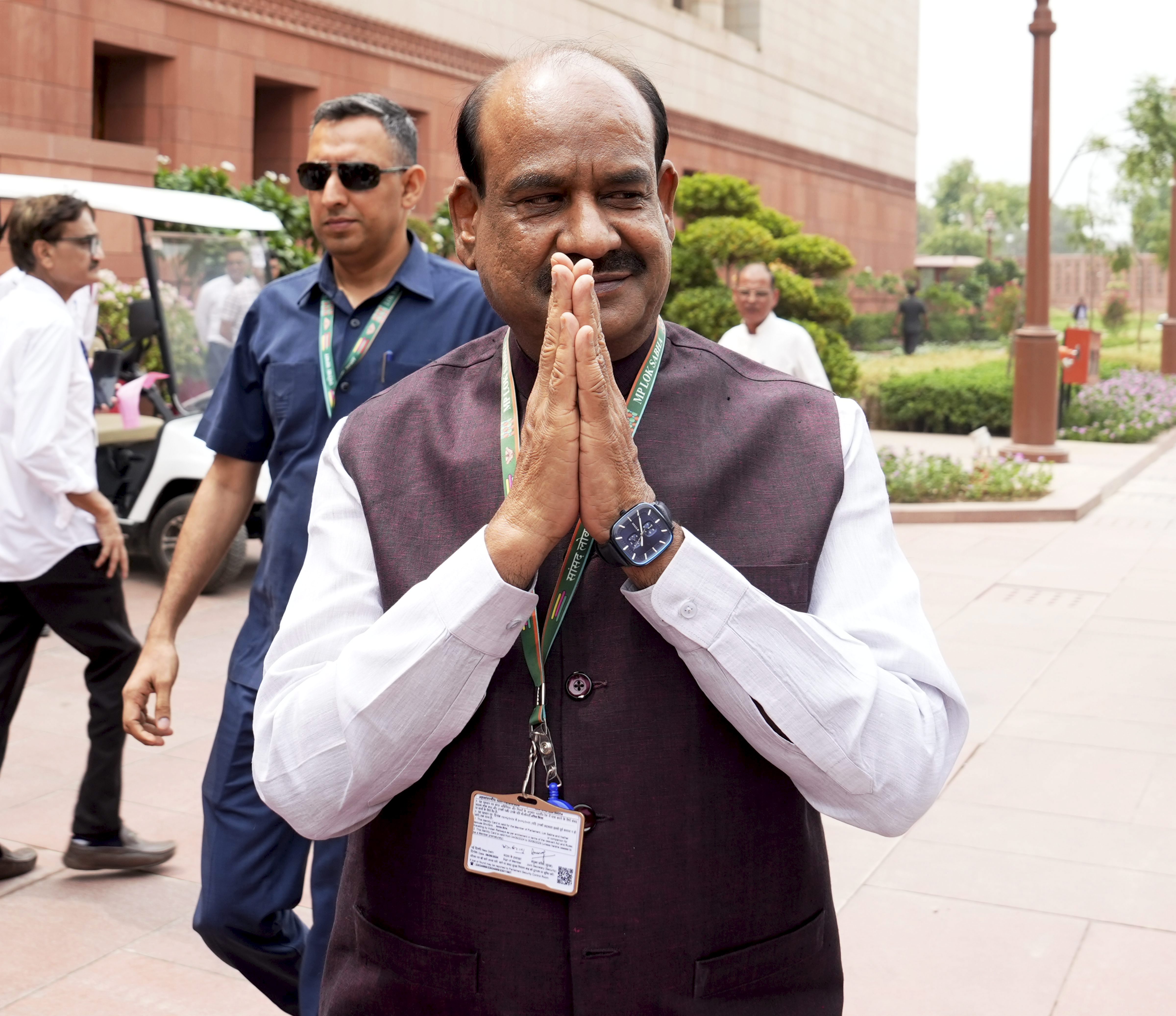 Om Birla files nomination as NDA candidate for speaker's post