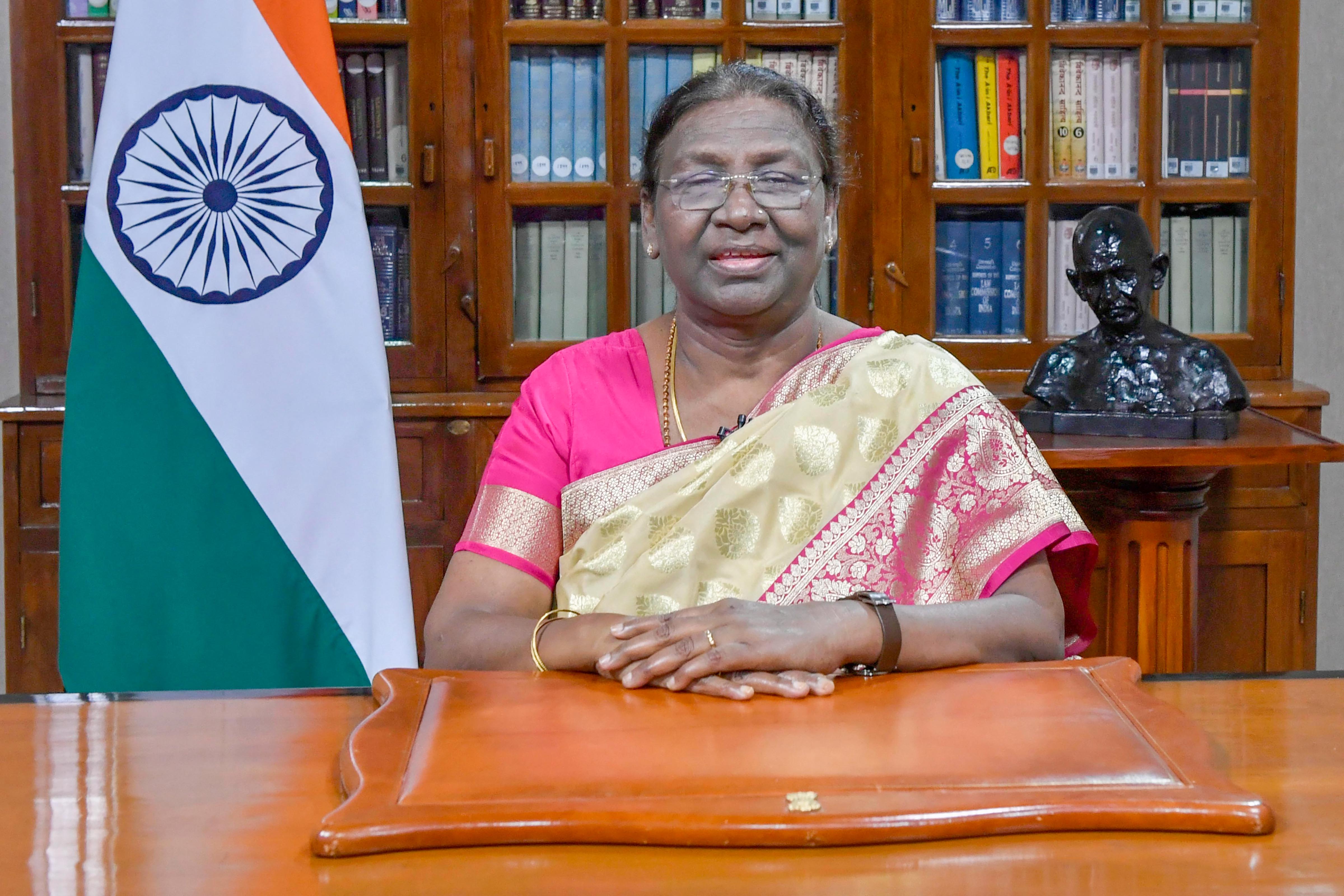 Government will conduct feasibility studies for bullet train corridors in north, south, east: Droupadi Murmu