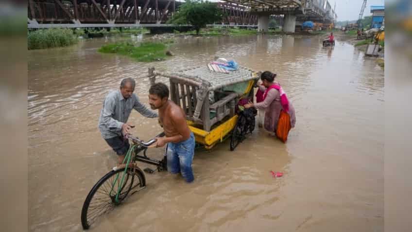 WEATHER UPDATE: Heavy rains pound Delhi as monsoon arrives; airport canopy collapse, waterlogging, traffic snarls add to chaos