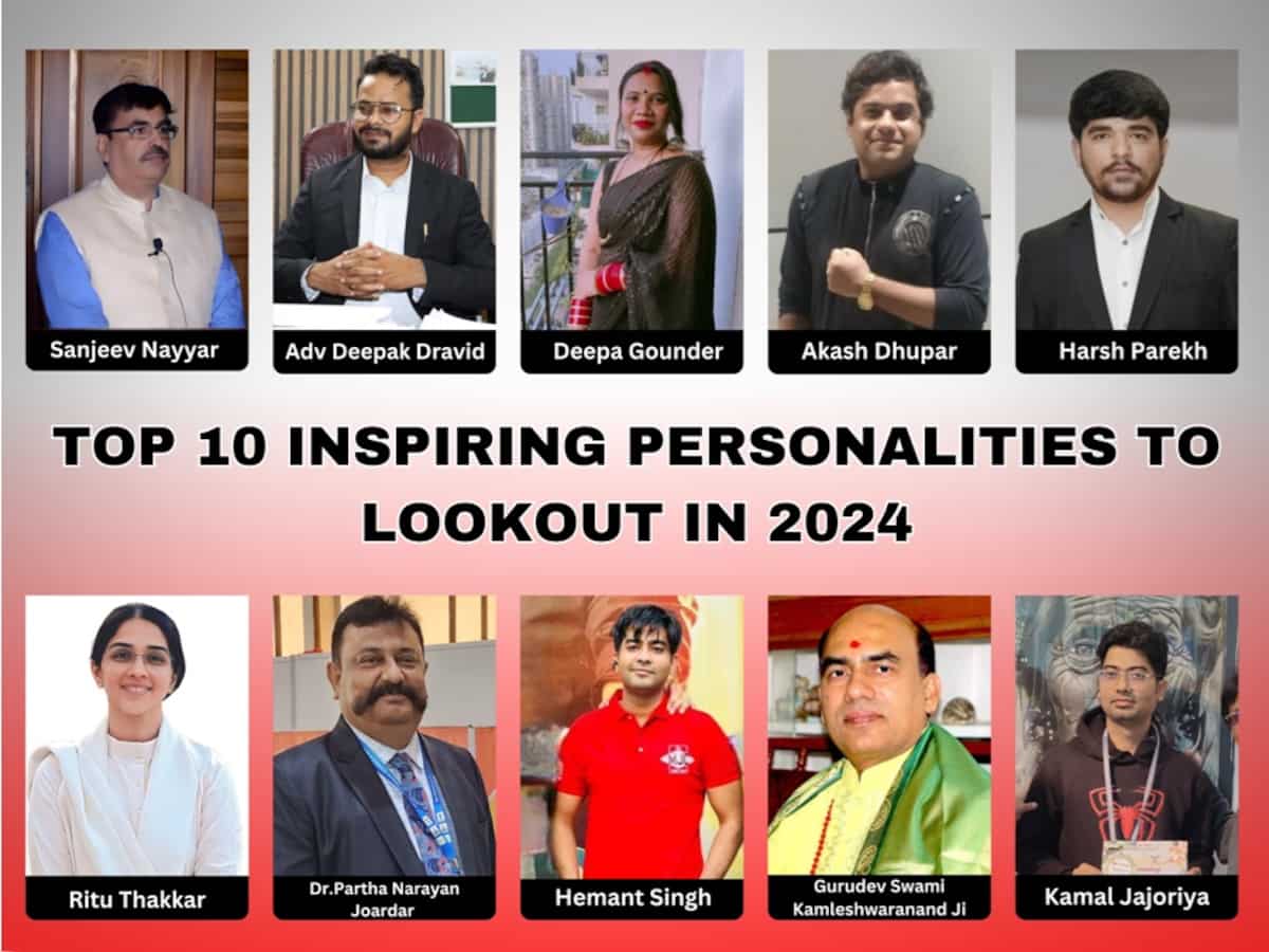 Top 10 inspiring personalities to look out for in 2024