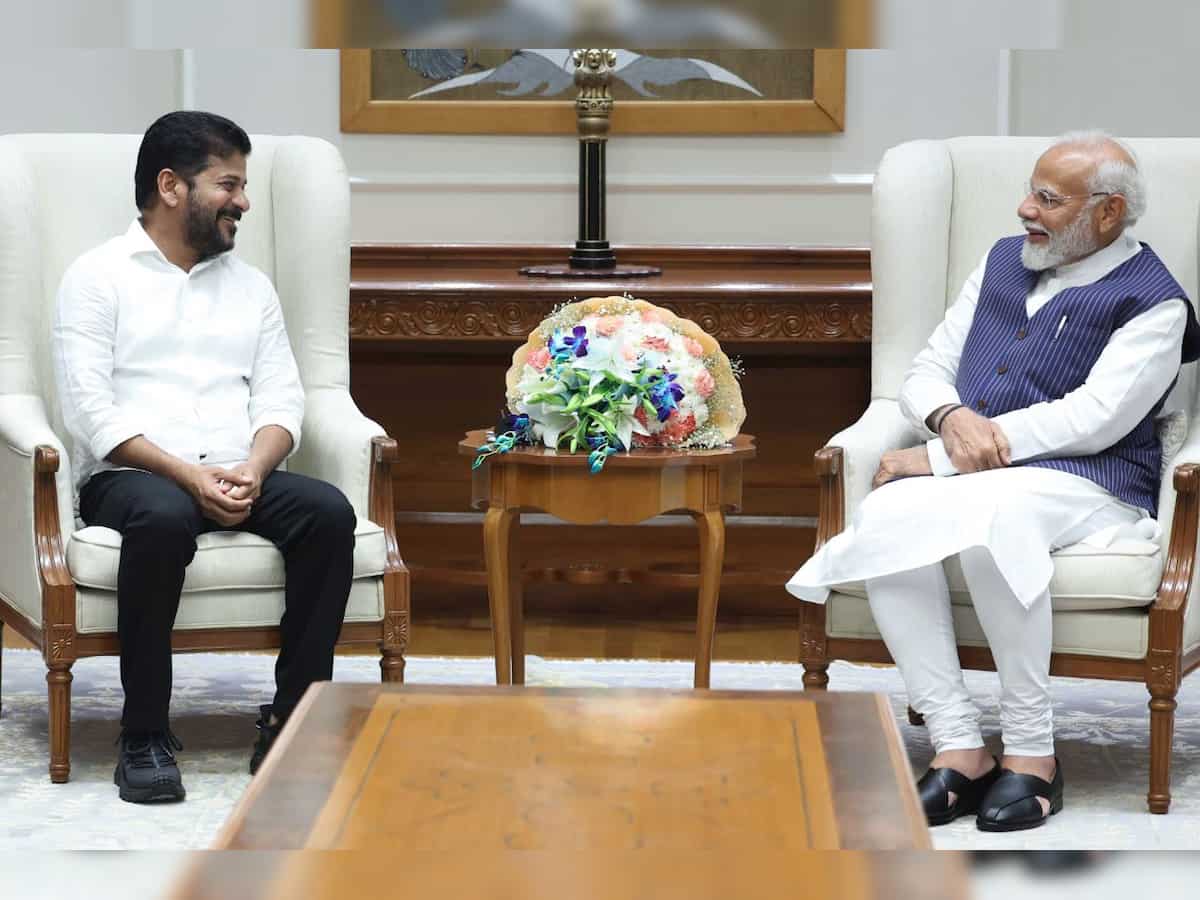 Telangana CM Revanth Reddy meets PM Modi, discusses state issues