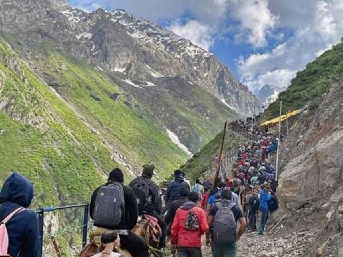 Amarnath Yatra temporarily suspended due to heavy rain