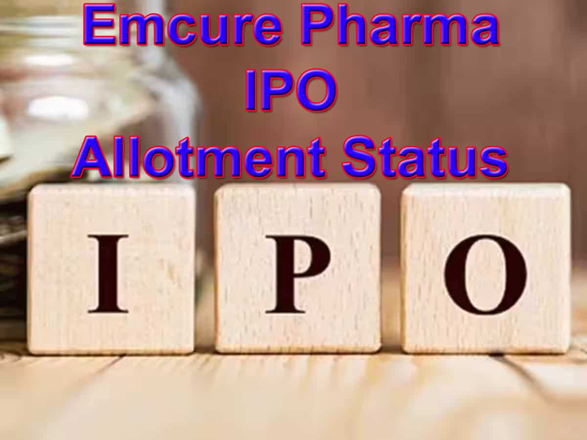 Emcure Pharma IPO allotment status: Check step-by-step guide | Zee Business