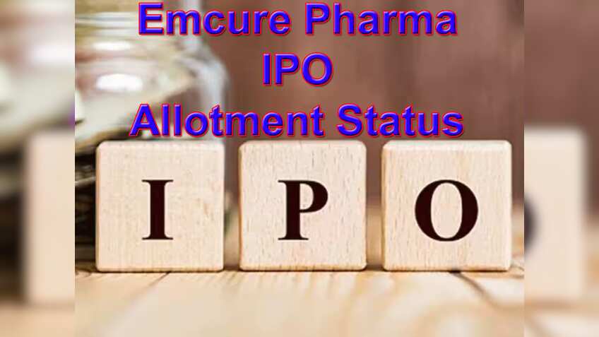 Emcure Pharma IPO allotment status: Check step-by-step guide