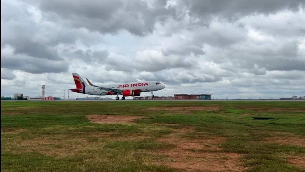 Air India's A320neo aircraft sporting new livery enters service