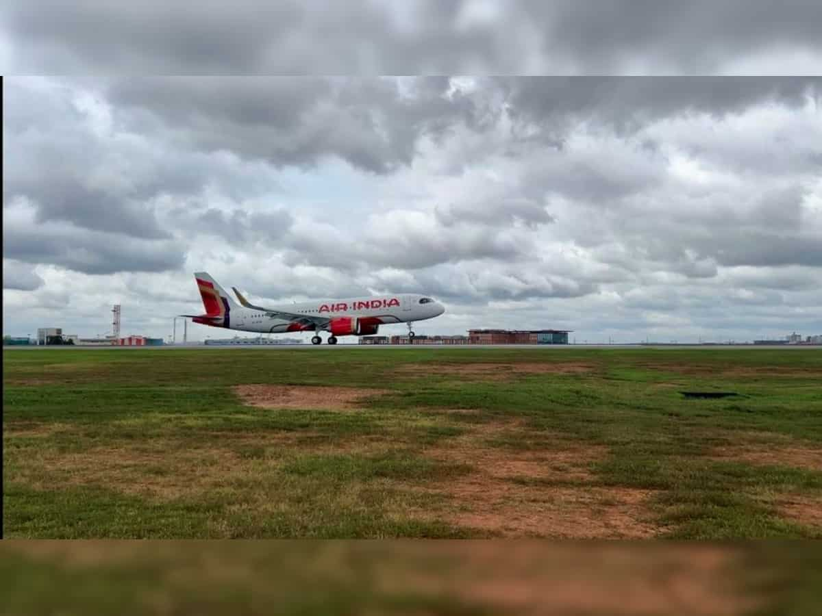 Air India's A320neo aircraft sporting new livery enters service