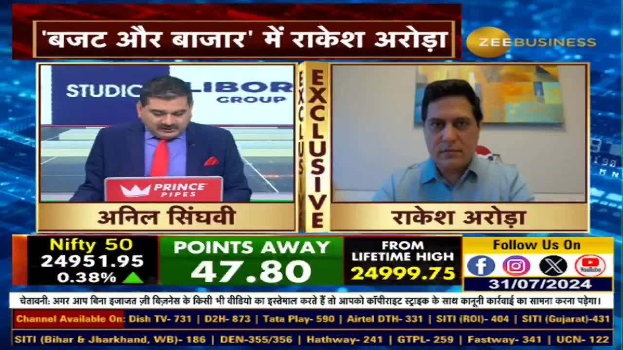 Budget Aur Bazaar | Where to Invest Post-Budget? Rakesh Arora's Expert Advice