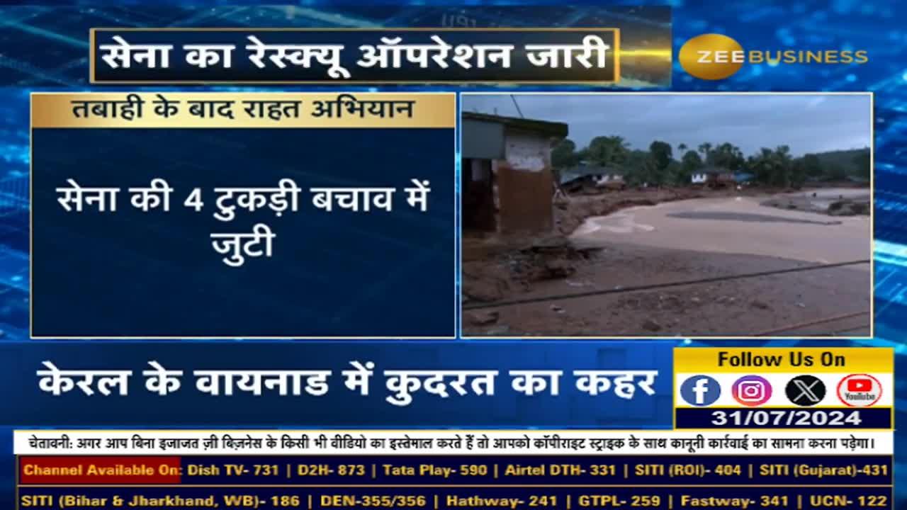 Wayanad Tragedy: Landslides & Floods Claim 155 Lives, Hundreds Injured – Rescue Operations Underway | Zee Business