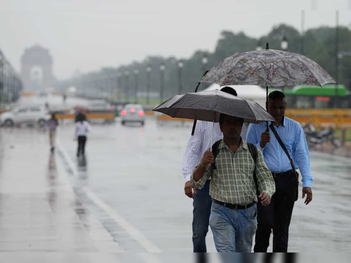 Delhi Weather Update: Heavy rain lashes national capital, red warning issued 