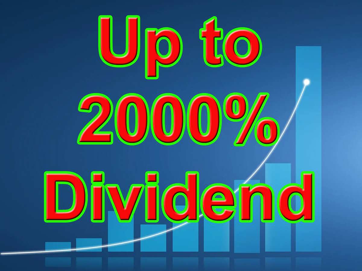 Up to 2000% dividend: These stocks trade ex-date today - Check full list