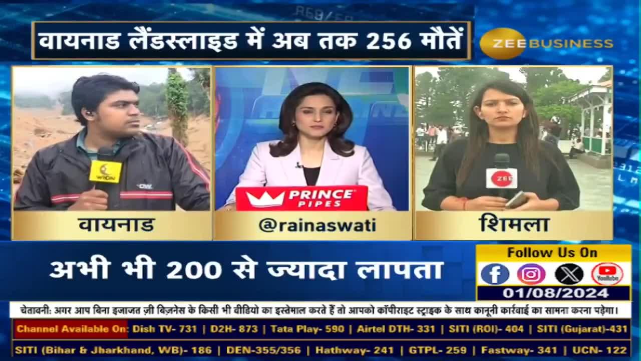 Shimla to Haridwar: Devastating Deluge! Torrential Rains & Mountain Tsunami! Cloudbursts in Himachal