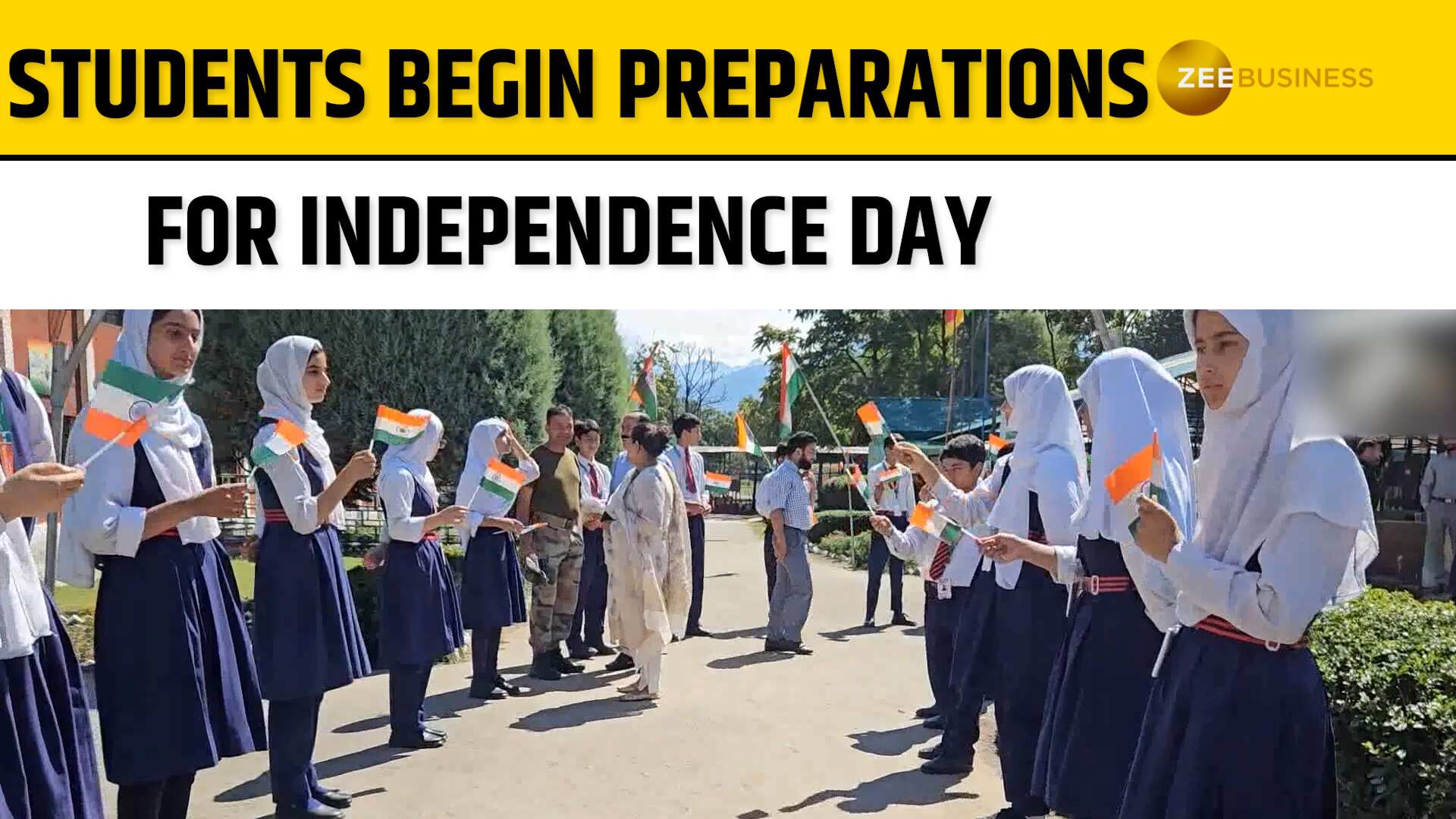 J&K: School students in Anantnag begin preparations for Independence Day | Trending News 