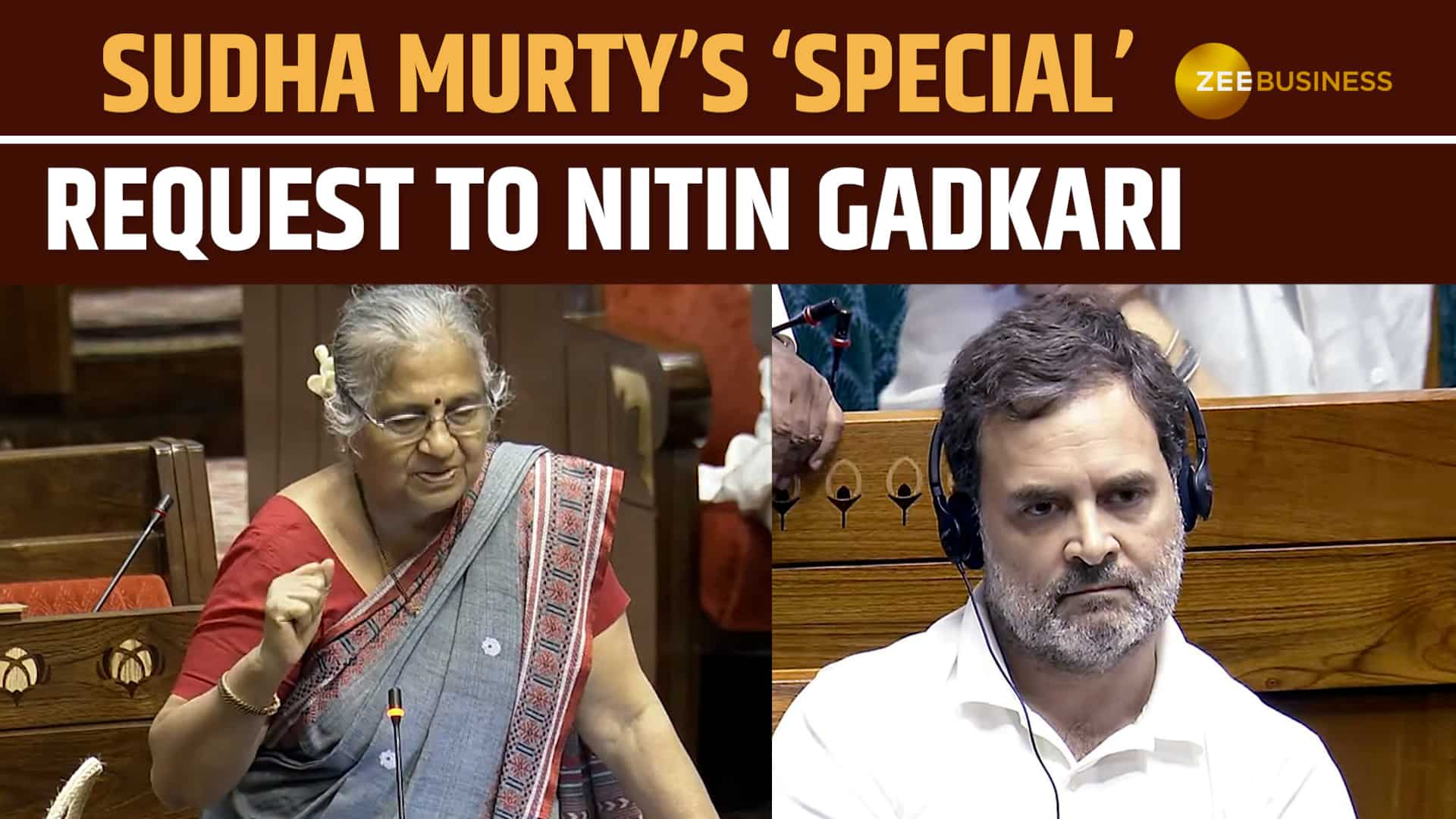 “If we can manufacture our own batteries…” Nominated MP Sudha Murty’s request to Nitin Gadkari