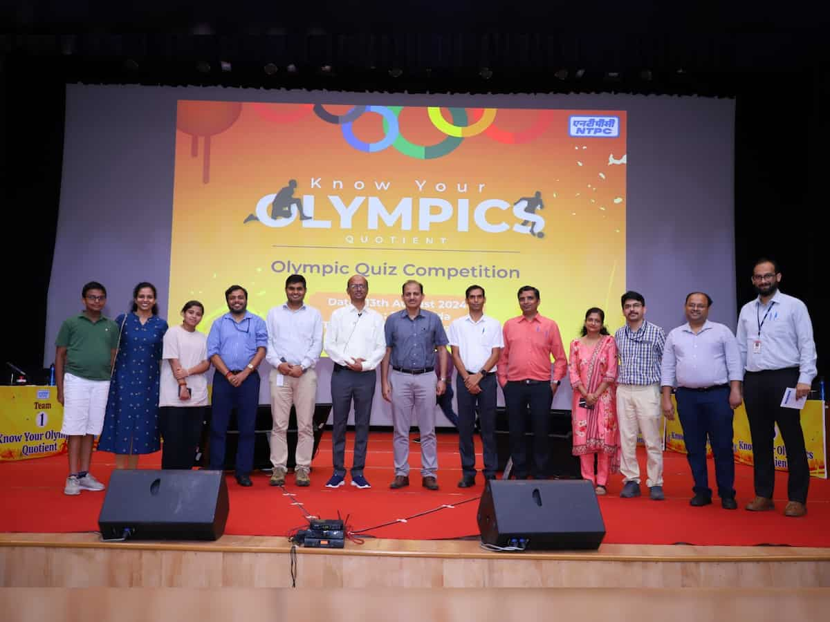 NTPC organises quiz to mark conclusion of 2024 Paris Olympic Games