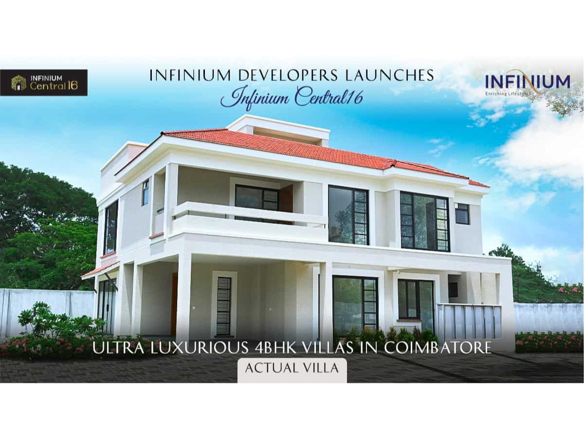 Infinium Central16: Coimbatore's latest luxury villa project with a Mediterranean flair