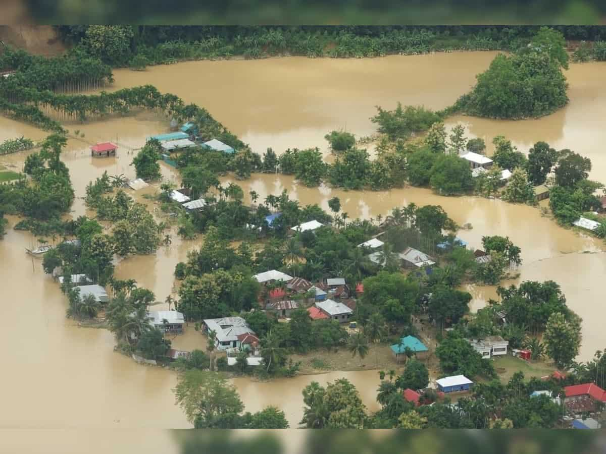 Tripura floods: NDRF evacuates 125 people; IAF air-drops over 4000 food packets in affected areas