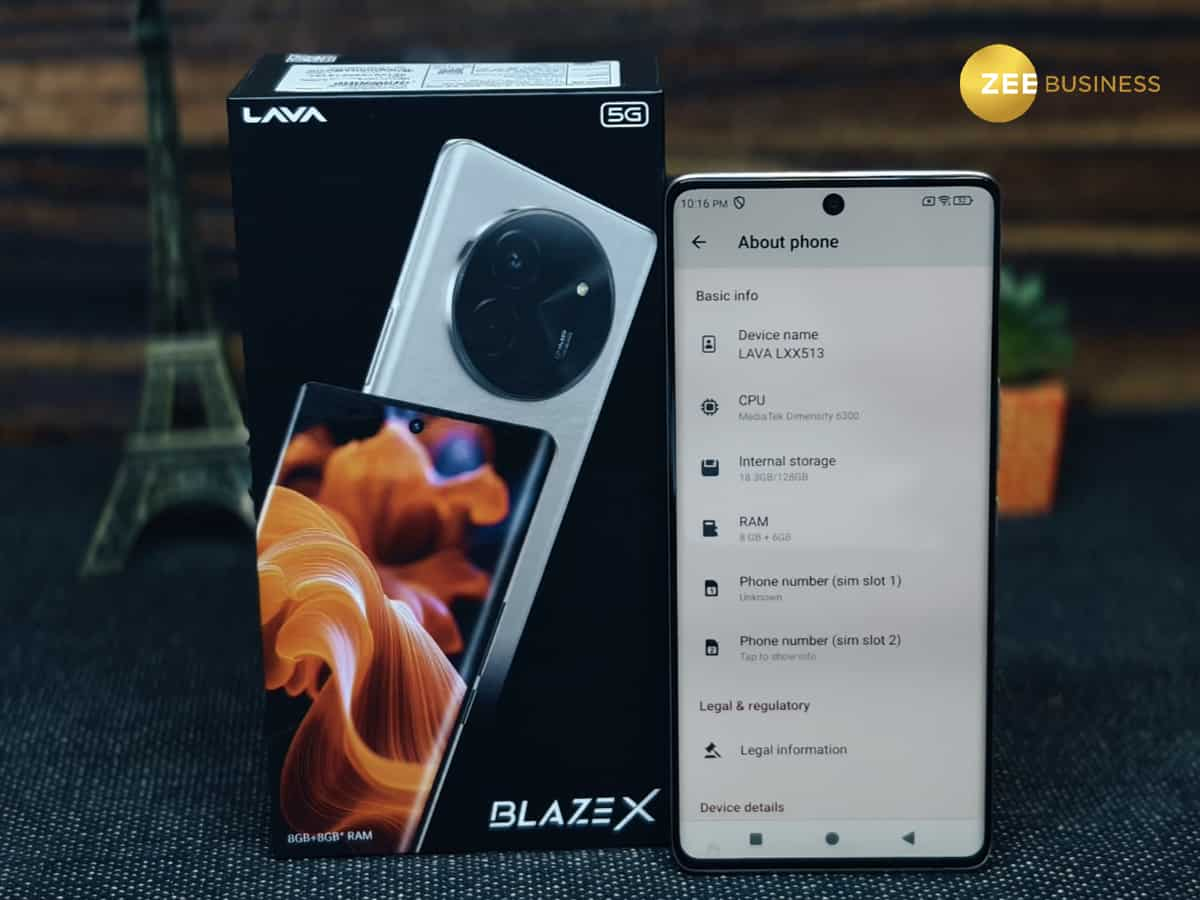 Lava Blaze X Review: Display