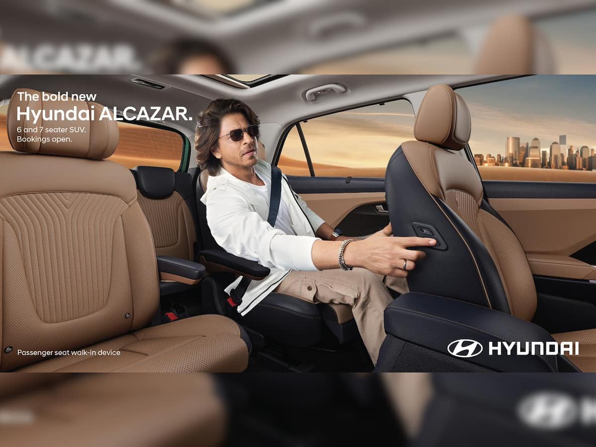 Hyundai Alcazar Facelift: Automaker reveals interior & exterior features of its 7-seater premium SUV | Know what's new