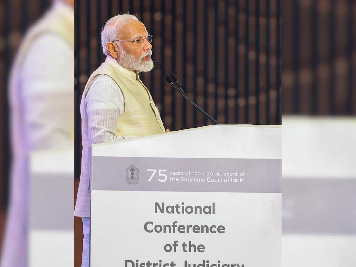 "Many strict laws made in country for safety of women": PM Narendra Modi at conference of district Judiciary