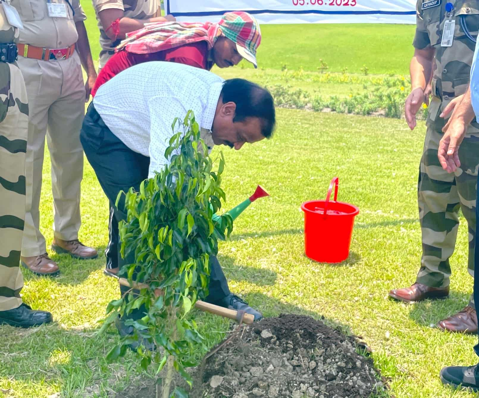 Tree plantation drive launched at Kolkata airport