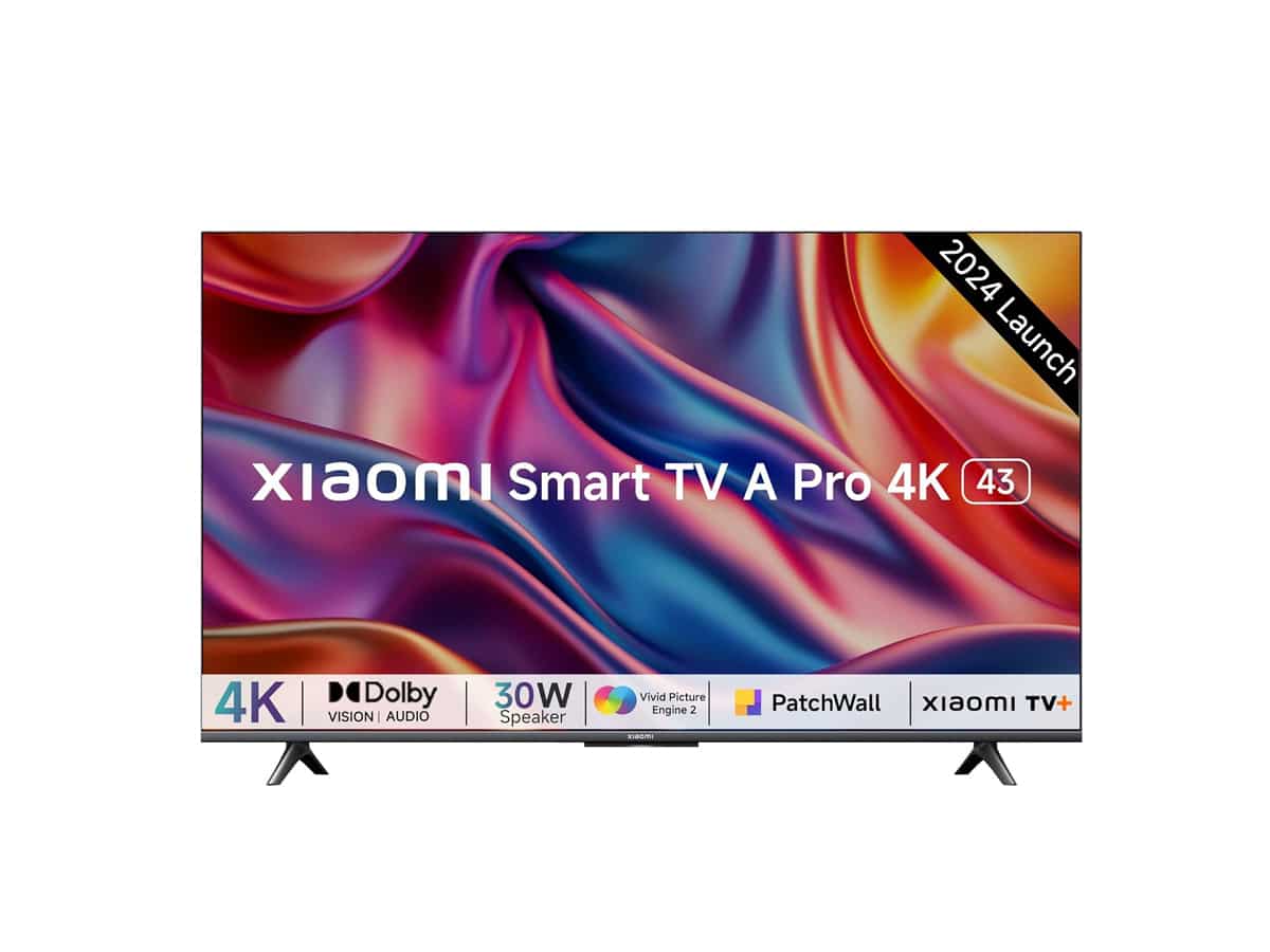 Ganesh Chaturthi 2024, Onam 2024, Amazon Sale: Xiaomi 108 cm (43 inches) A Pro 4K Dolby Vision Smart Google TV L43MA-AUIN