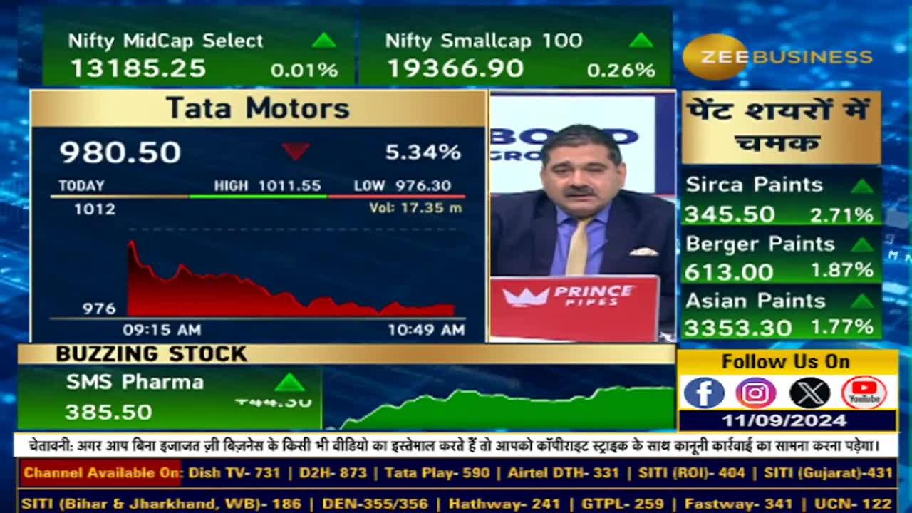 Why did Tata Motors fall today?