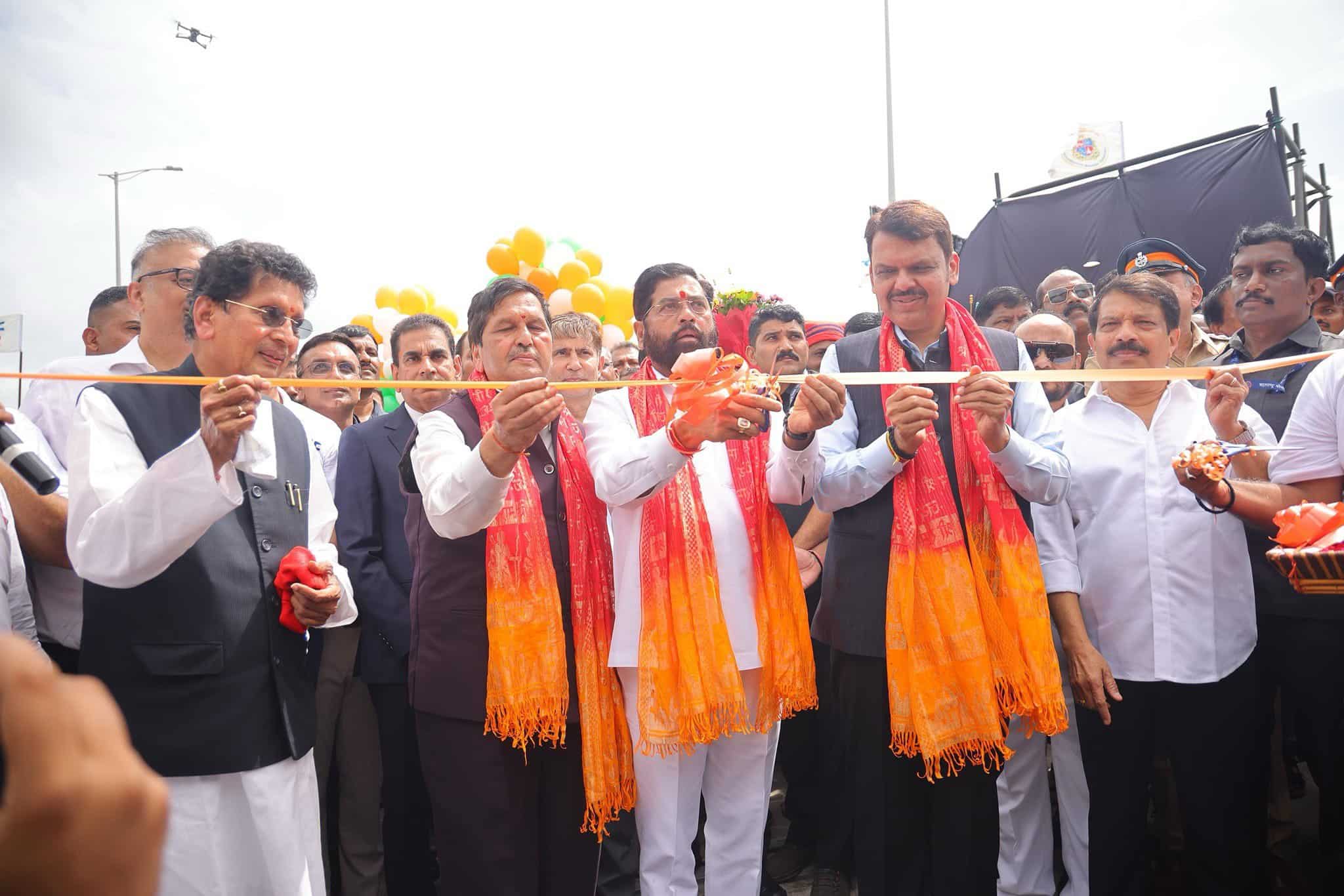 Eknath Shinde inaugurates bridge connecting Mumbai Coastal Road to Bandra Sea Link