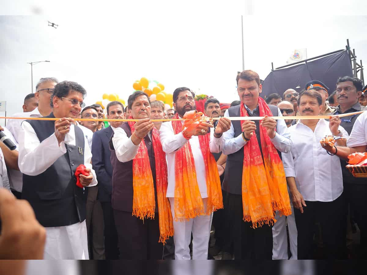 Eknath Shinde inaugurates bridge connecting Mumbai Coastal Road to Bandra Sea Link