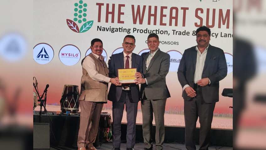 Zee Business wins 'Commodity Public Policy Influencer Award' at Wheat Summit