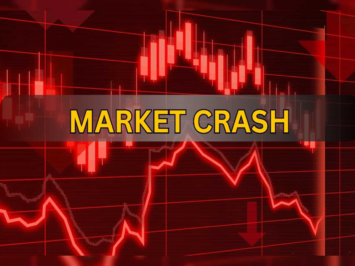 Stock Market Crash: Sensex plunges 1,200 pts, Nifty below 25,850; here are 6 reasons behind fall 