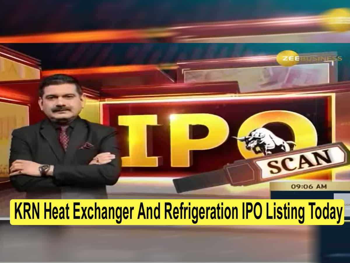 KRN Heat Exchanger IPO Listing today, Anil Singhvi on KRN Heat Exchanger Listing