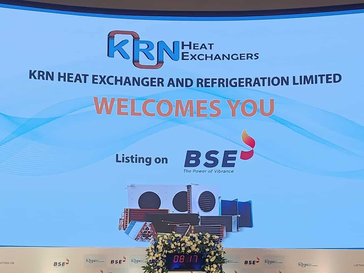 Stellar Debut: KRN Heat Exchanger shares list at premium of 118% on NSE- Check details 