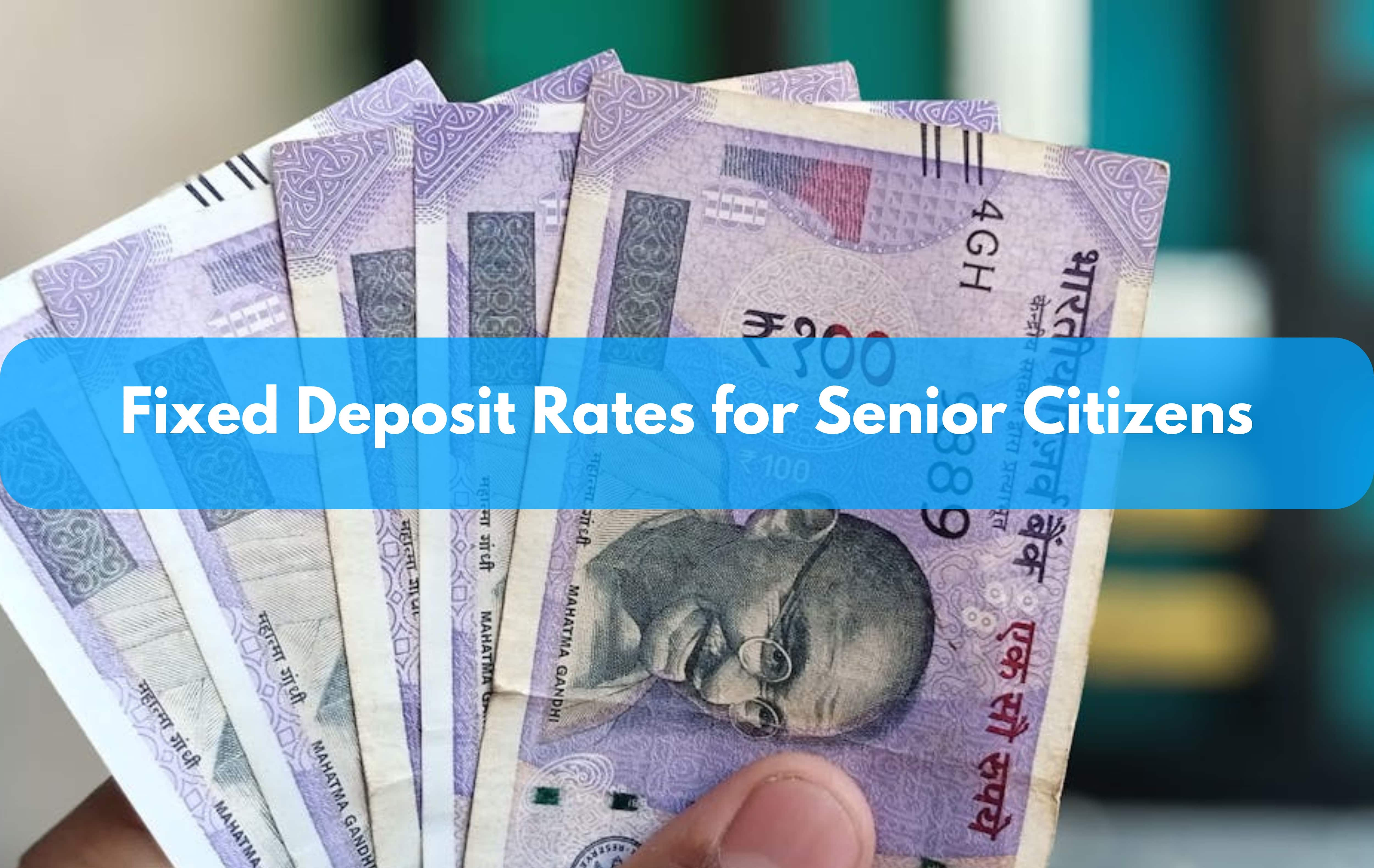 Latest SBI Senior Citizen FD Rates: Rs 6 lakh, Rs 11 lakh, Rs 21 lakh ...