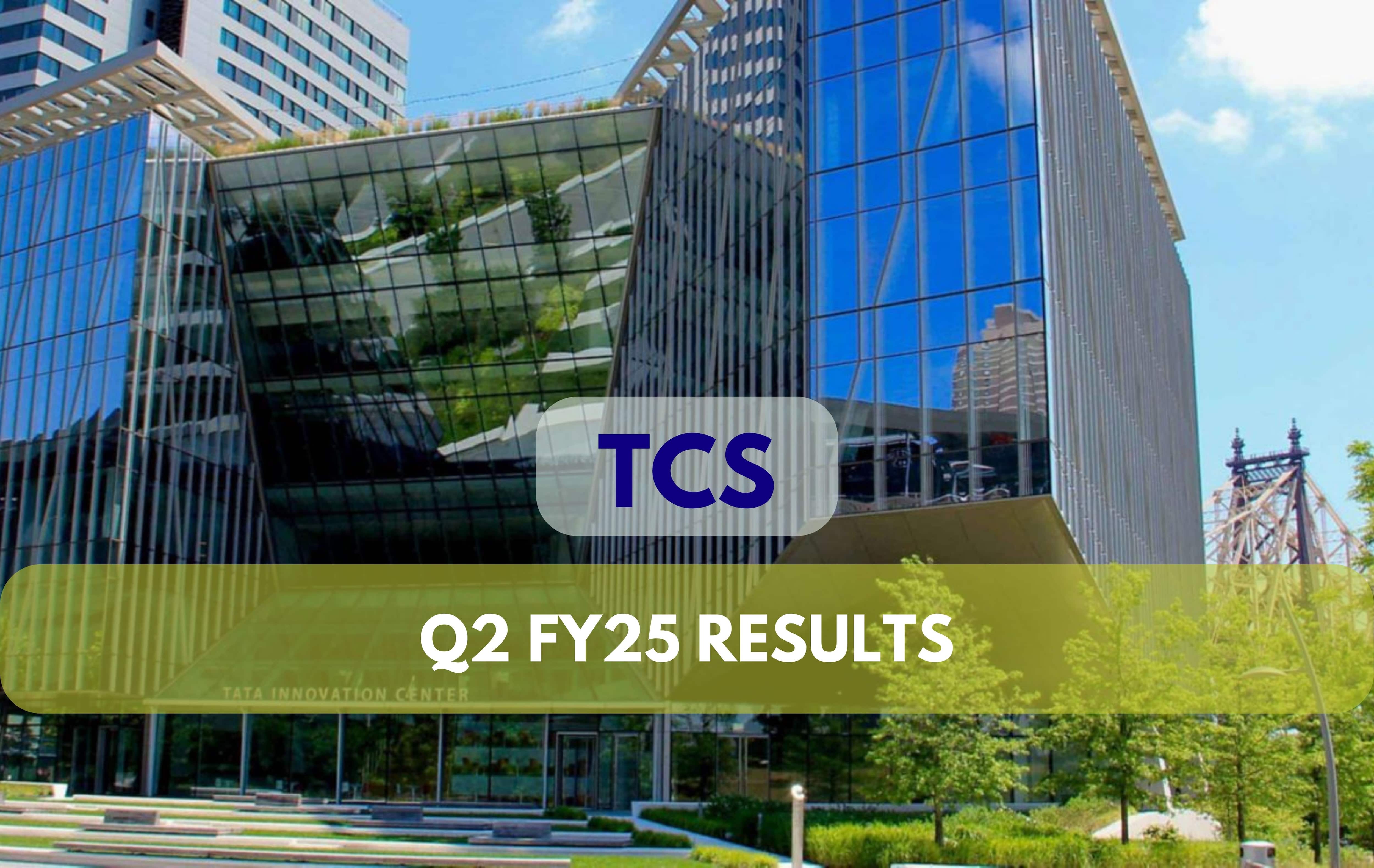 TCS q2 FY25 Results net profit revenue growth dollar ebitda margin