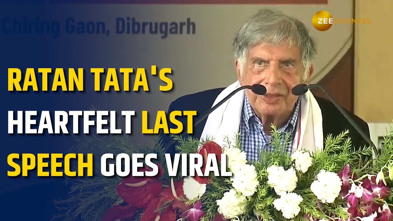 Ratan Tata's Last Speech Goes Viral